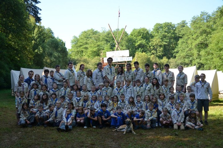 Skautský oddíl Vločka - závěr tábora 