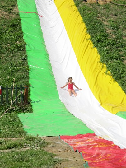 Největší vodní skluzavka, po jaké jsem jela 