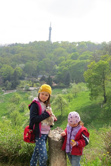 Cestou z Petřínské rozhledny 