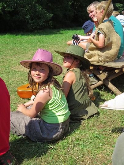 Za chvilku přijde naše vystoupení... 