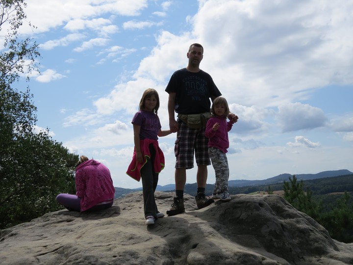 Výstup nad Máchovo jezero 